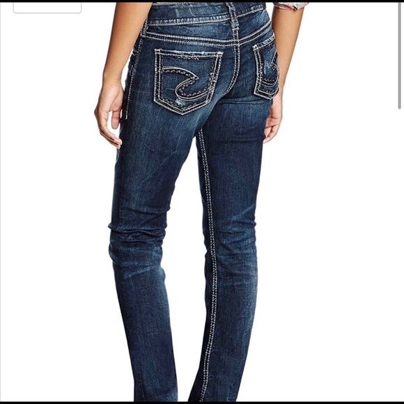 Silver Jeans Suki mid rise straight leg jeans size 24 - Picture 9 of 16